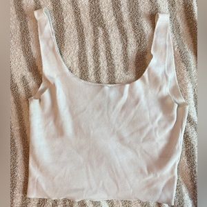 White Forever 21 crop top